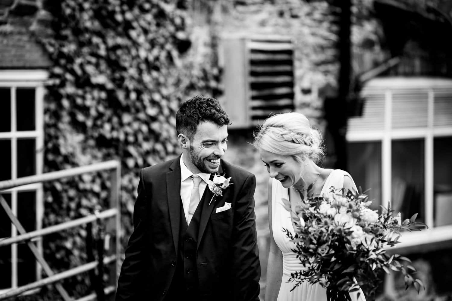 Natural and relaxed wedding portraits from amazing wedding at The Old Stables Swithland